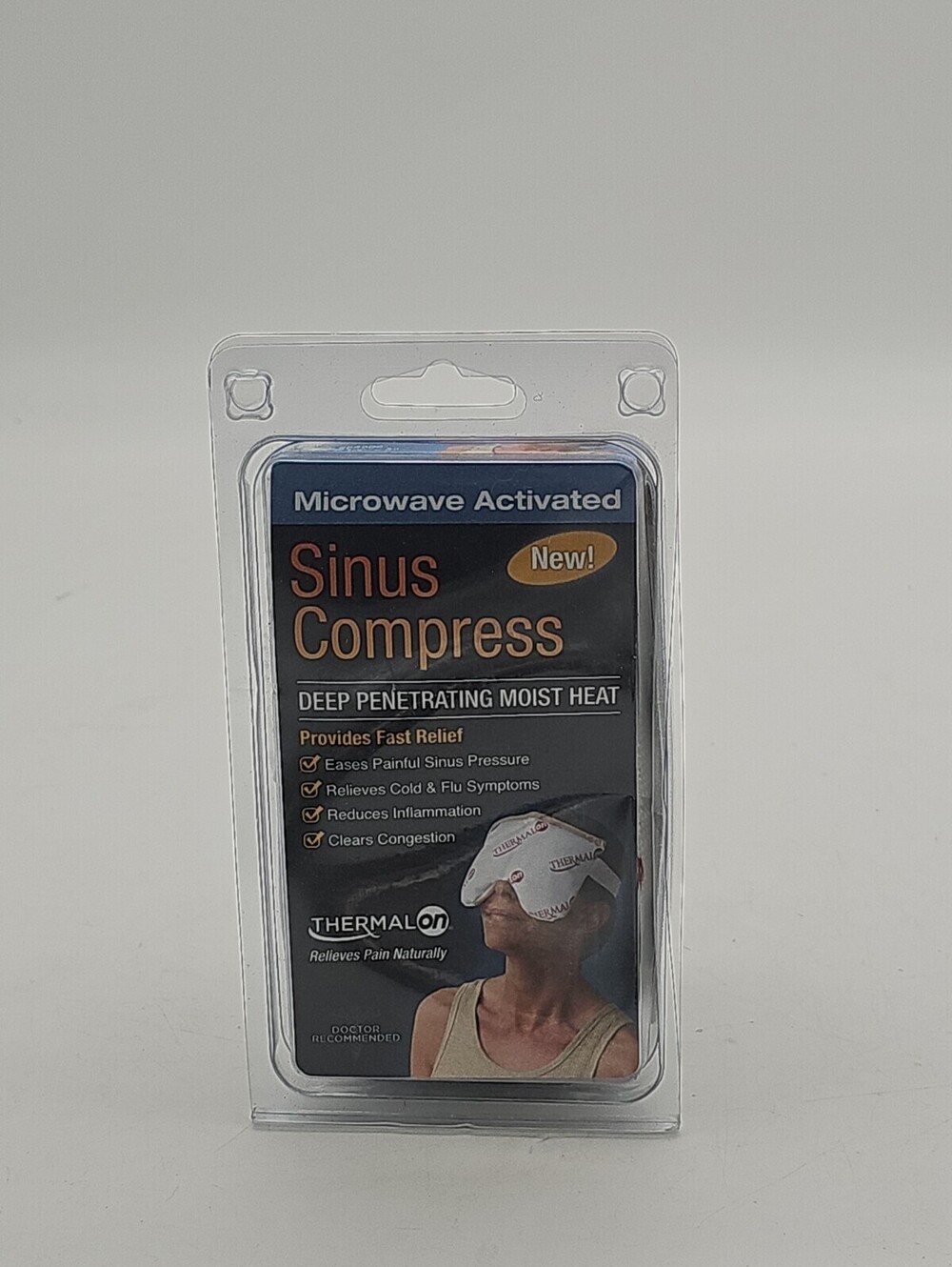 Thermal On Sinus Compress Patch Deep Penetrating Moist Heat Microwave Activated